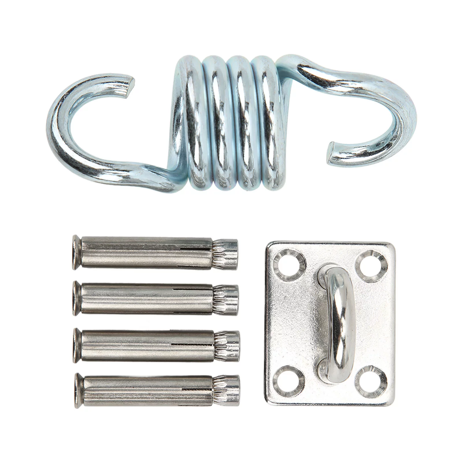 Buumin Hammock Hanging Suspension Kit Ceiling Swing Hanger Set Square Door Buckle for for Indoor Sports Yoga Sandbag