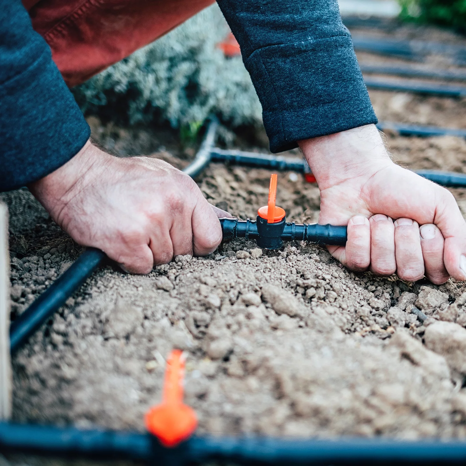 Uxcell 1pack Drip Irrigation Barbed Valve 96mmx55m Switch Valve Aquarium