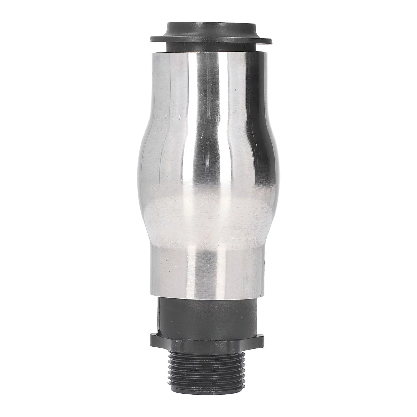 Risegun Frothy Fountain Nozzle, Stainless Steel Waterscape Style Nozzle Water Spray Head Champagne Foam Shape Male Thread Frothy Foam Jet Fountain Nozzle for Garden Pond Lake