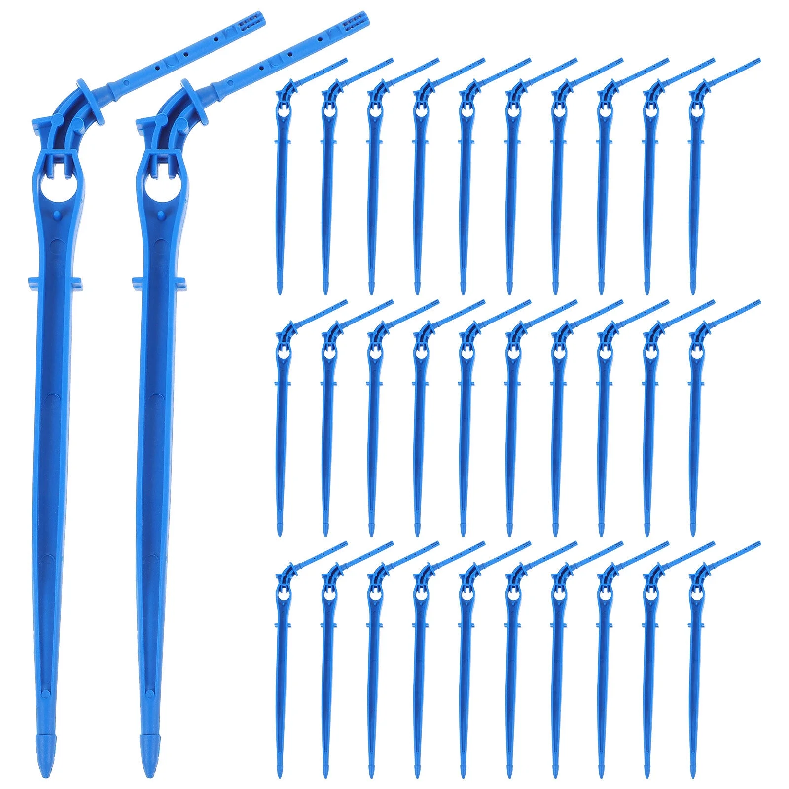 Jibingyi 100Pcs Drip Emitters Irrigation System Drip Heads Water Flow Irrigation Drippers