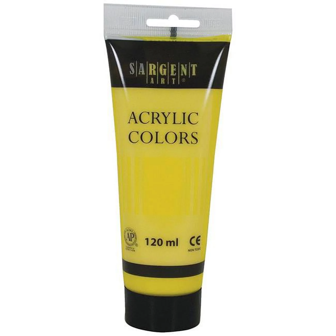 Sargent Art SAR230302 120 ml Acrylic Tube Paint, Primary Yellow