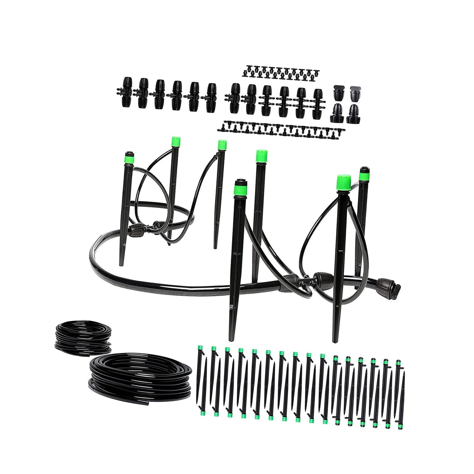 SunniMix Garden Drip Irrigation System Multifunctional for Swimming Pool Mist Cooling