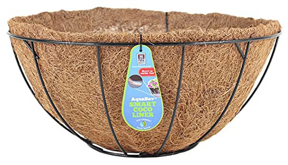 Pride Garden Products 5116PB Grower Hanging Baskets With Liner, 16”
