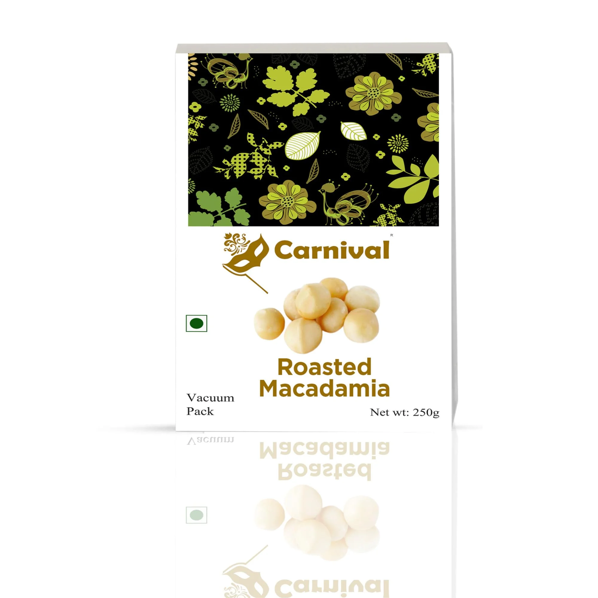 Carnival Roasted Macadamia Nut 250G | Premium Nuts | Non Gmo | Gluten-Free | Vegan - Plant Based | Healthy Snacks | All Natural