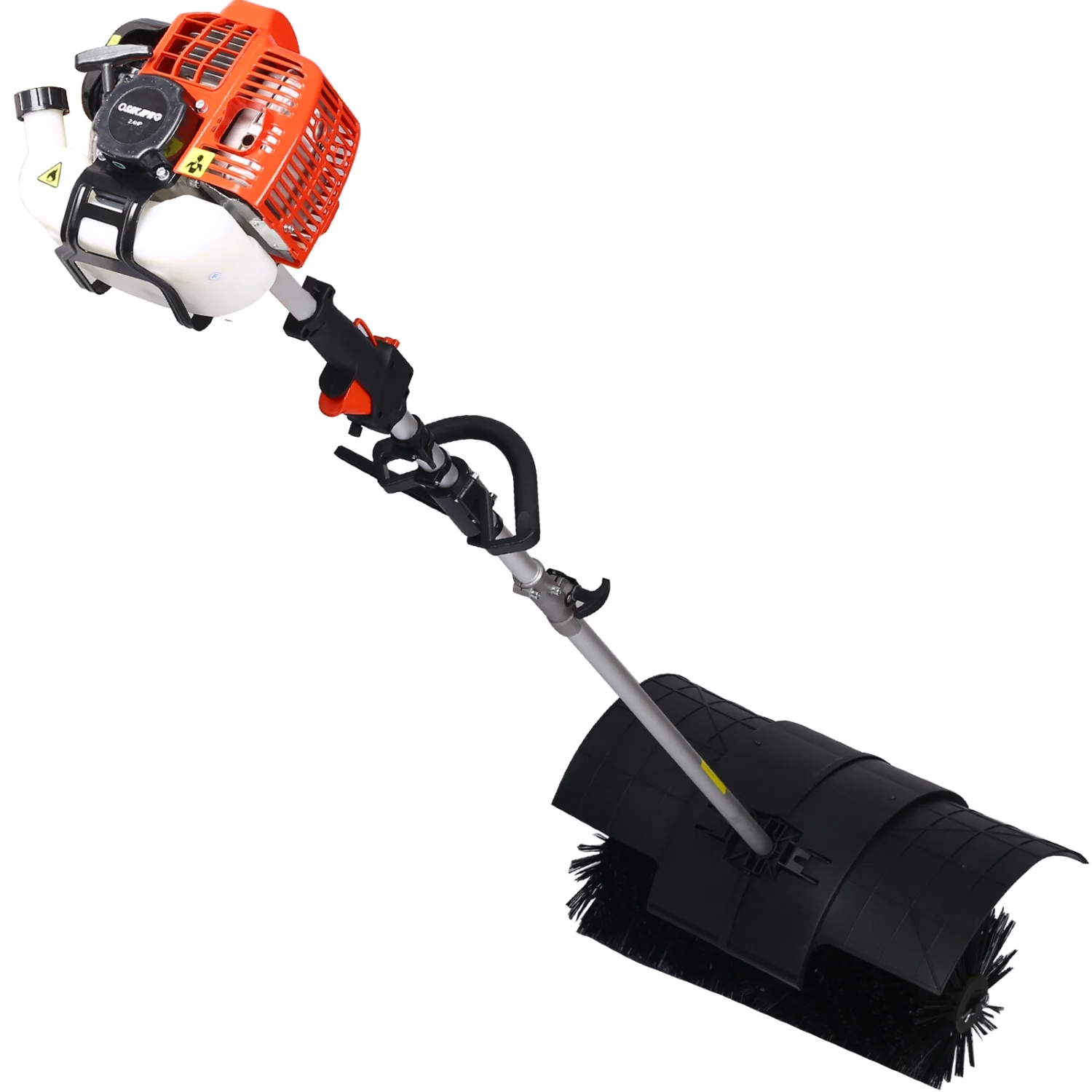 snow sweeper GASOLINE POWERED BROOM SWEEPER 52CC 2 STROKE  BROOM BRUSH 21x10” EPA