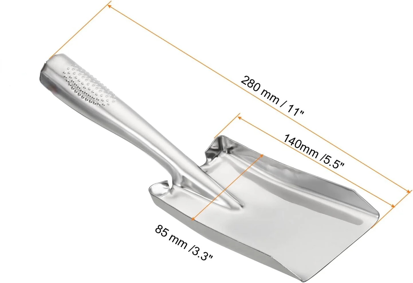 Garden Trowel  Gardening Hand Shovel Stainless Steel Square Head Shovel Garden Tools for Transplanting Digging