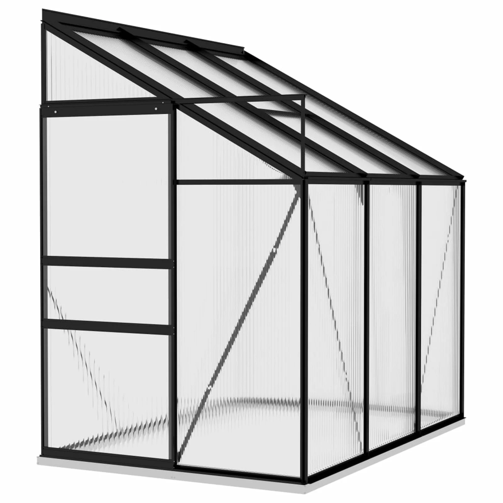 moobody Greenhouse Anthracite Aluminum 140.1 ft³