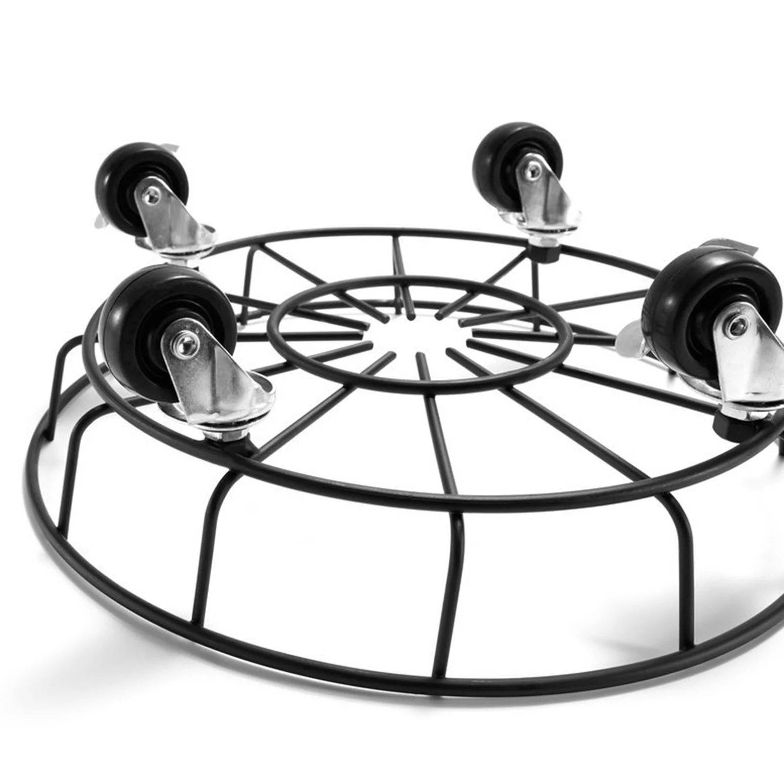 Movable Flower Stand With Wheel Round Flower Pot Base Multi Purpose Household Moving Tray Universal Wheel Flower Pot Base Utility Tool