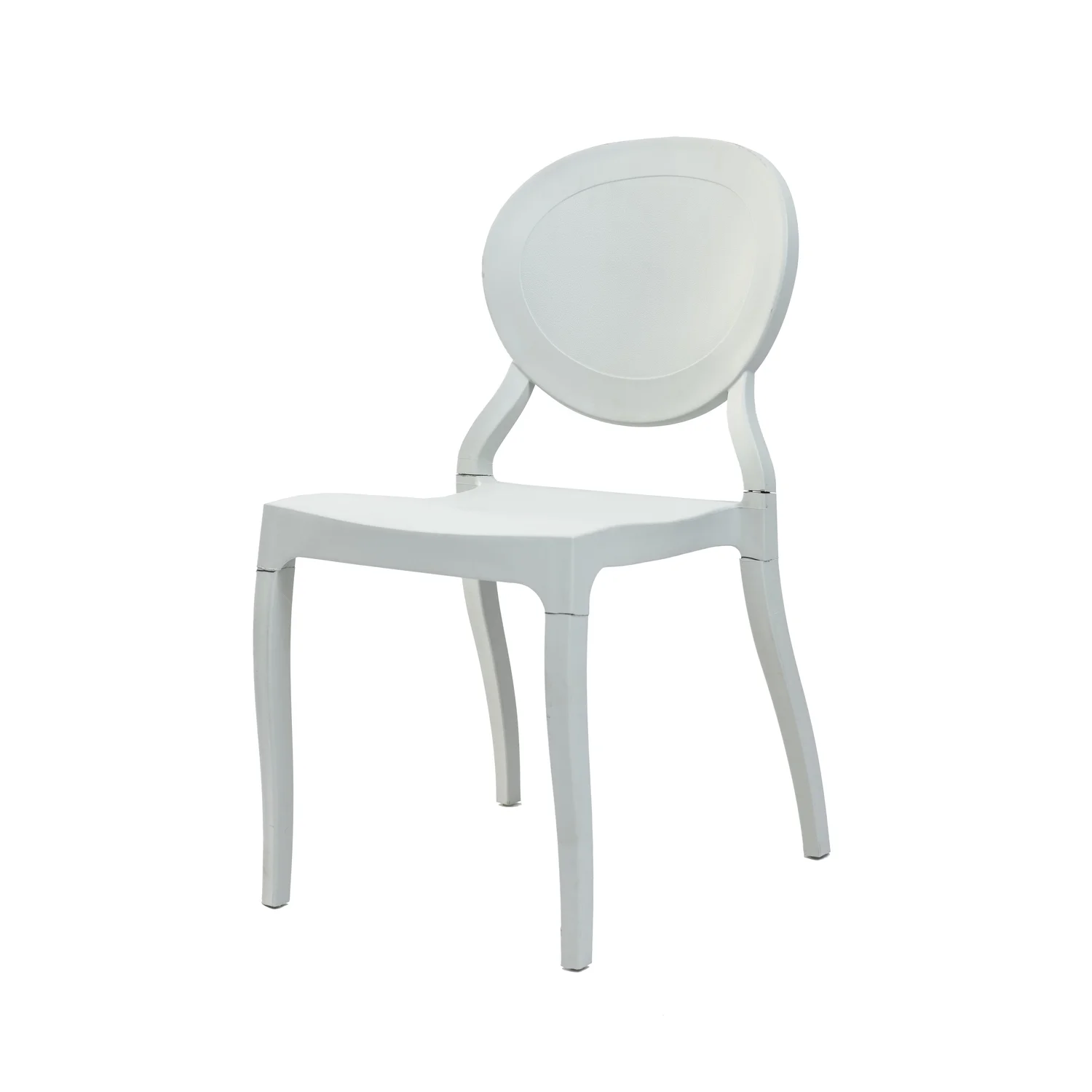 Commerical Seating Products RPP Wh Emma Armless White Chairs