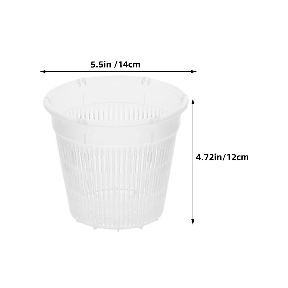 Yueyihe 6pcs Plastic Gardening Pots Starter Pots Flower Orchid Pots Flower Containers Home Supplies
