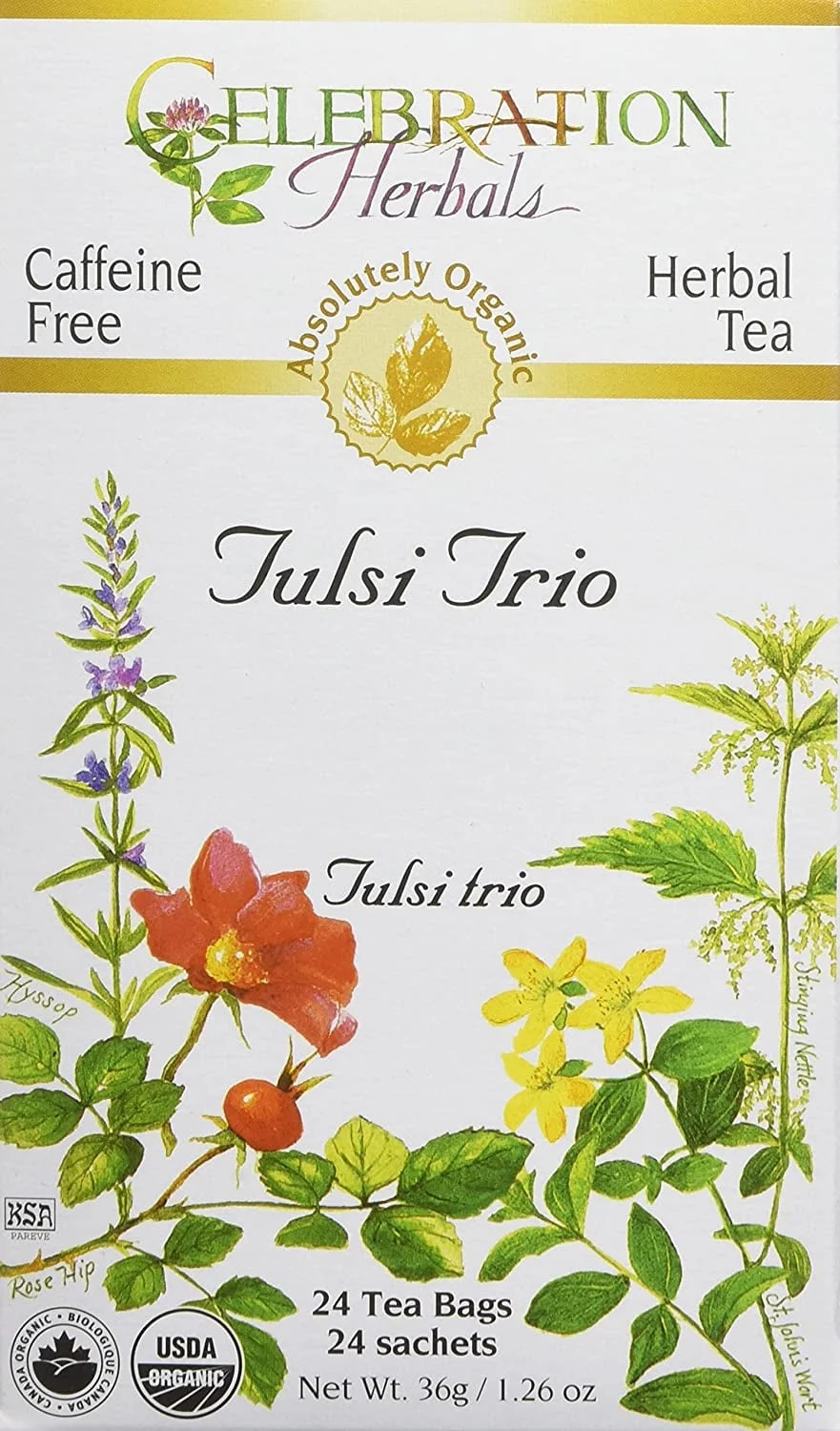 CELEBRATION HERBALS Tulsi Trio Organic 24 BAG