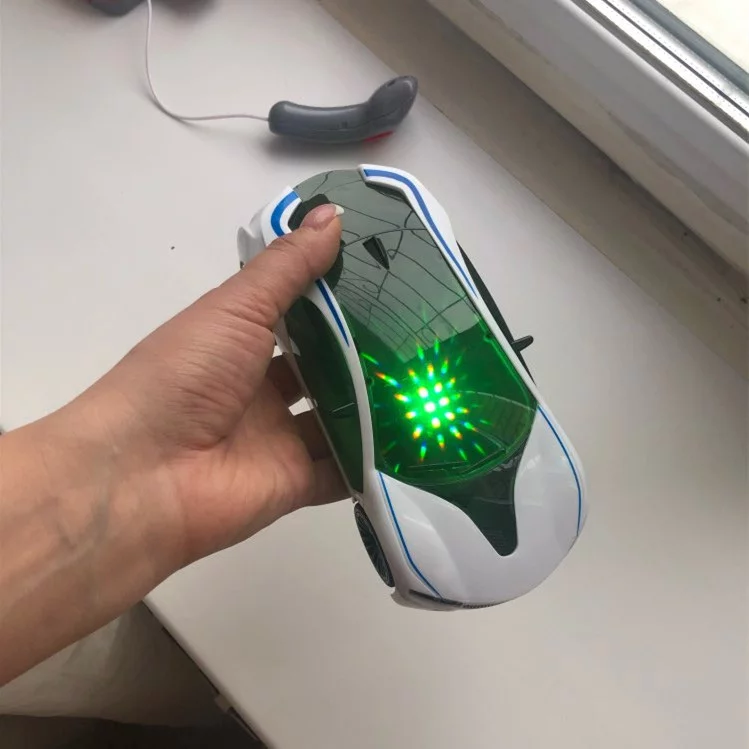 Lnkoo Electric Car Play Vehicle, with Bright Flashing 4D Lights & Real Siren Sounds