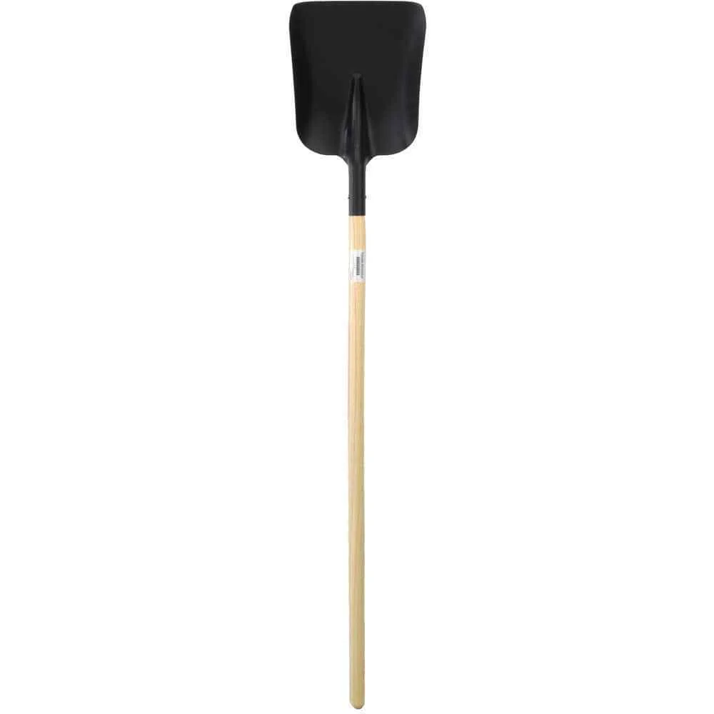 PRO SOURCE Long-Handle Shovel: Square Steel Blade, 48