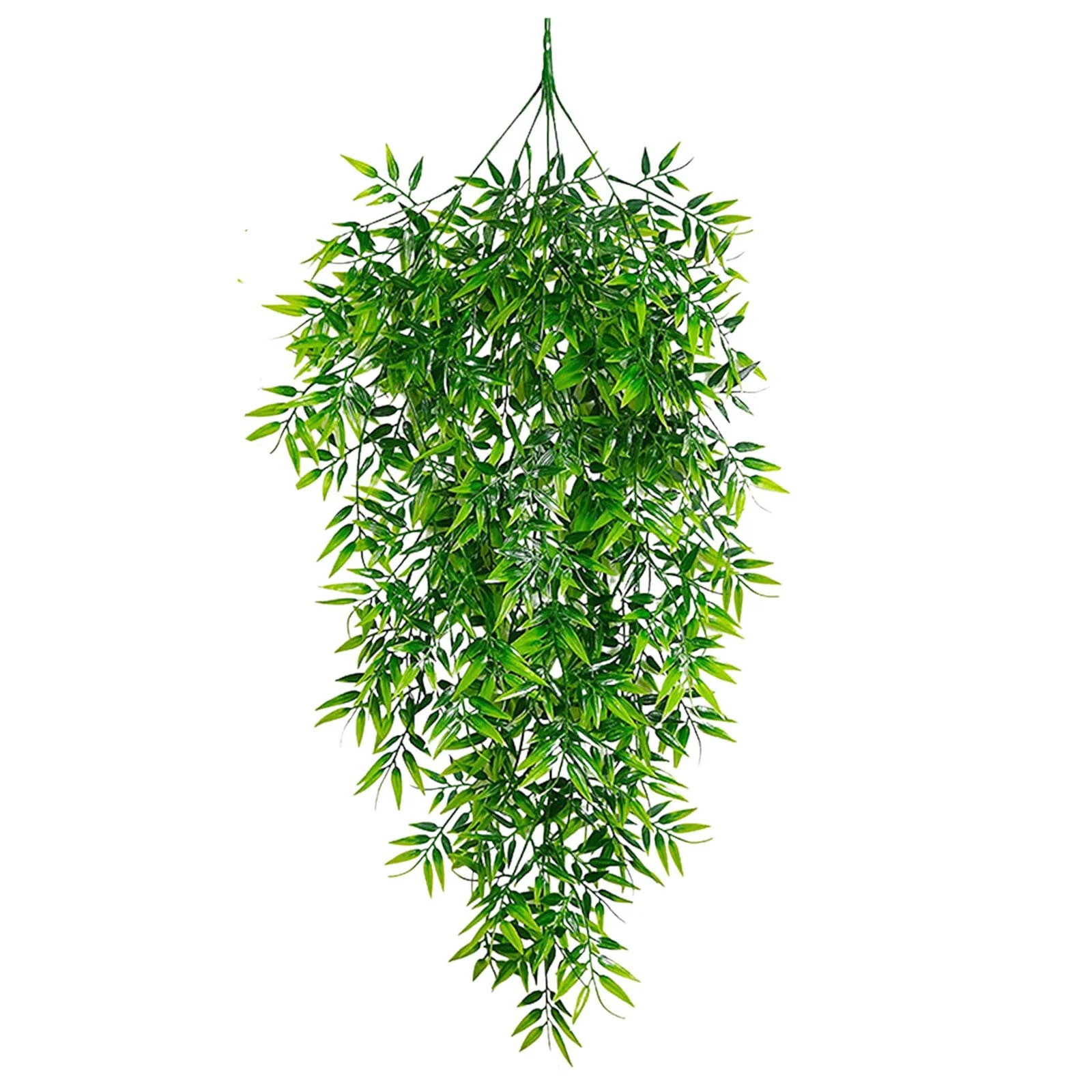 WYQLFSB Decor Flowers Artificial Plants Leaf Rattan Rattan Outdoor Plastic Plants For Wall Indoor Hanging Baskets Wedding Garland Decor Front Porch Decor Green One Size