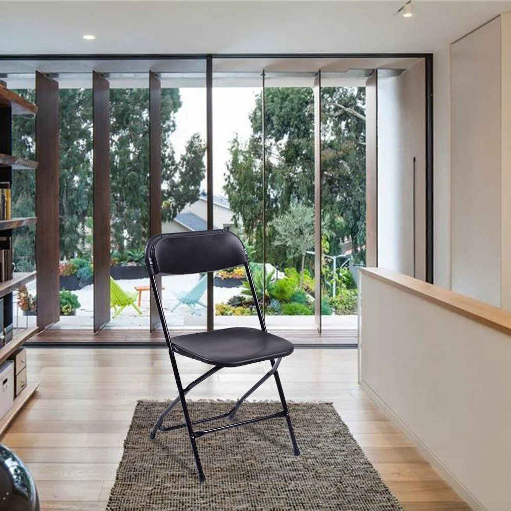 Lot 50 Commercial Steel Frame Plastic Folding Chairs Stackable Picnic Party Home