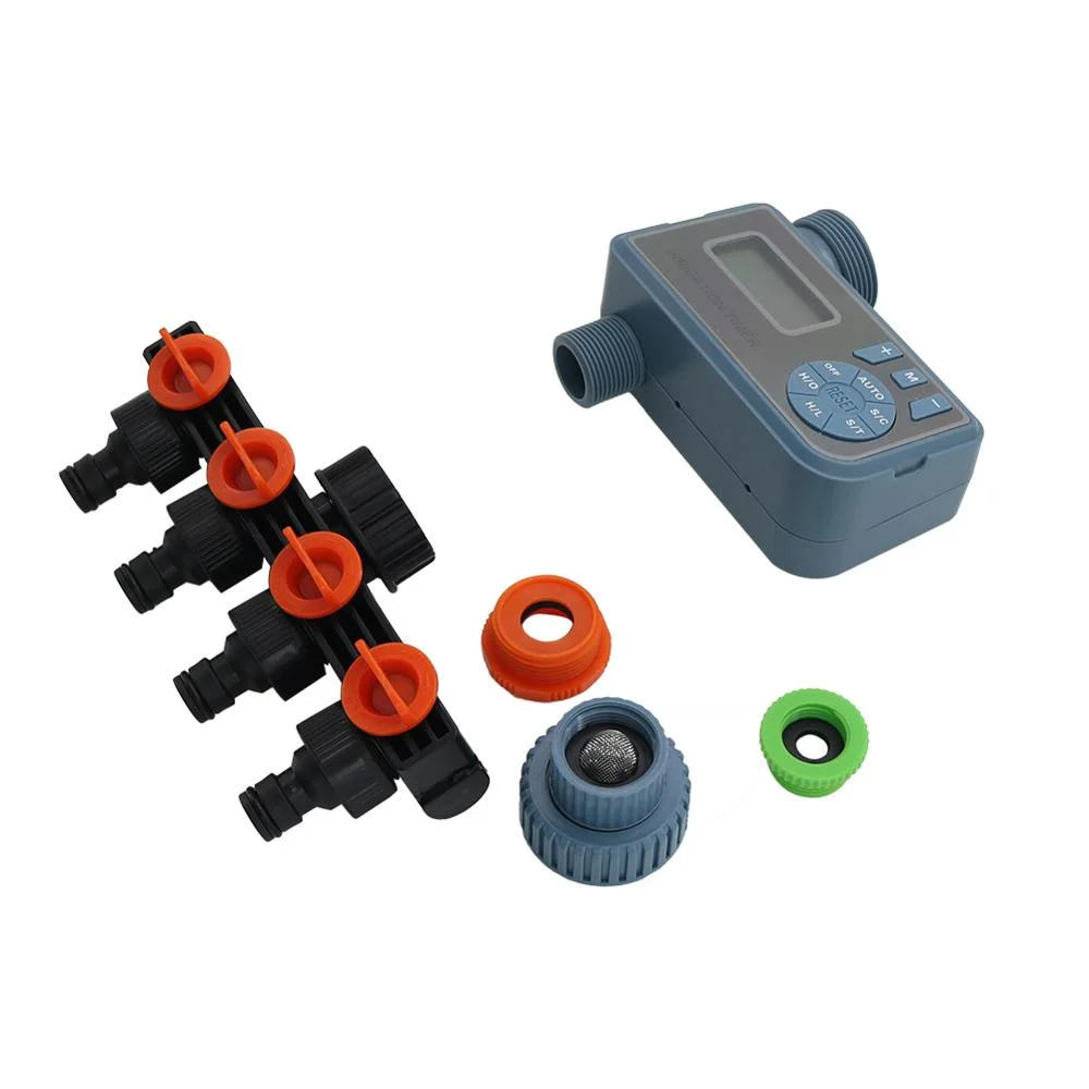 Smart Electronic Automatic LCD Display Water Timer Digital Irrigation Controller Waterproof Cover Home Garden Watering Pump 1Set