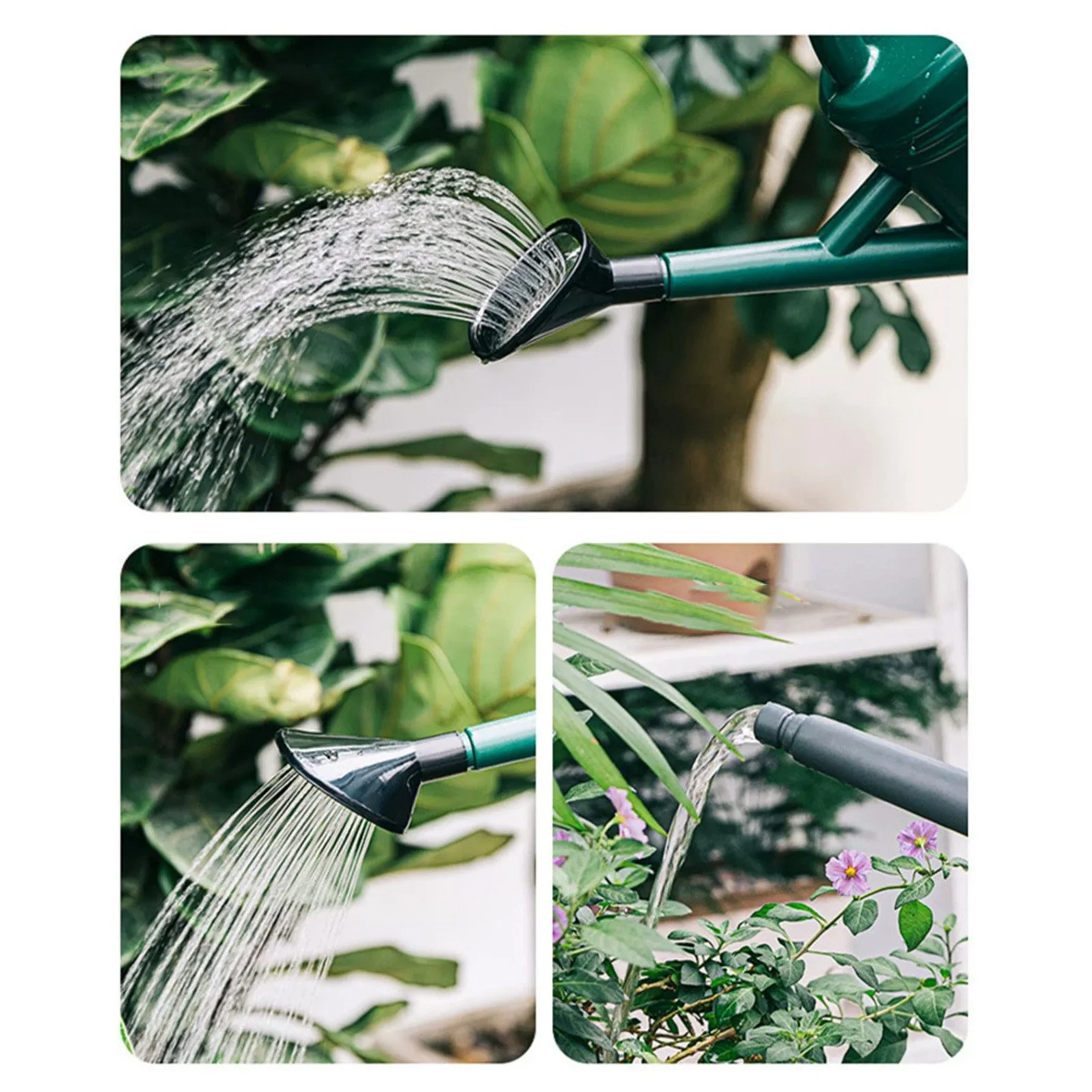 USYFAKGH Watering Cans Watering Pot Simple Watering Pot Garden Watering Pot Household Long Mouth Shower Pot White