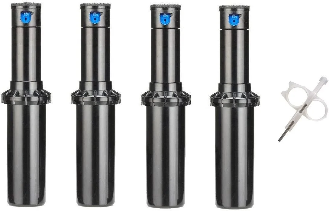 HUNTER PGP Ultra Rotor Sprinkler Heads - 4 Pack - Includes Adjustment Tool