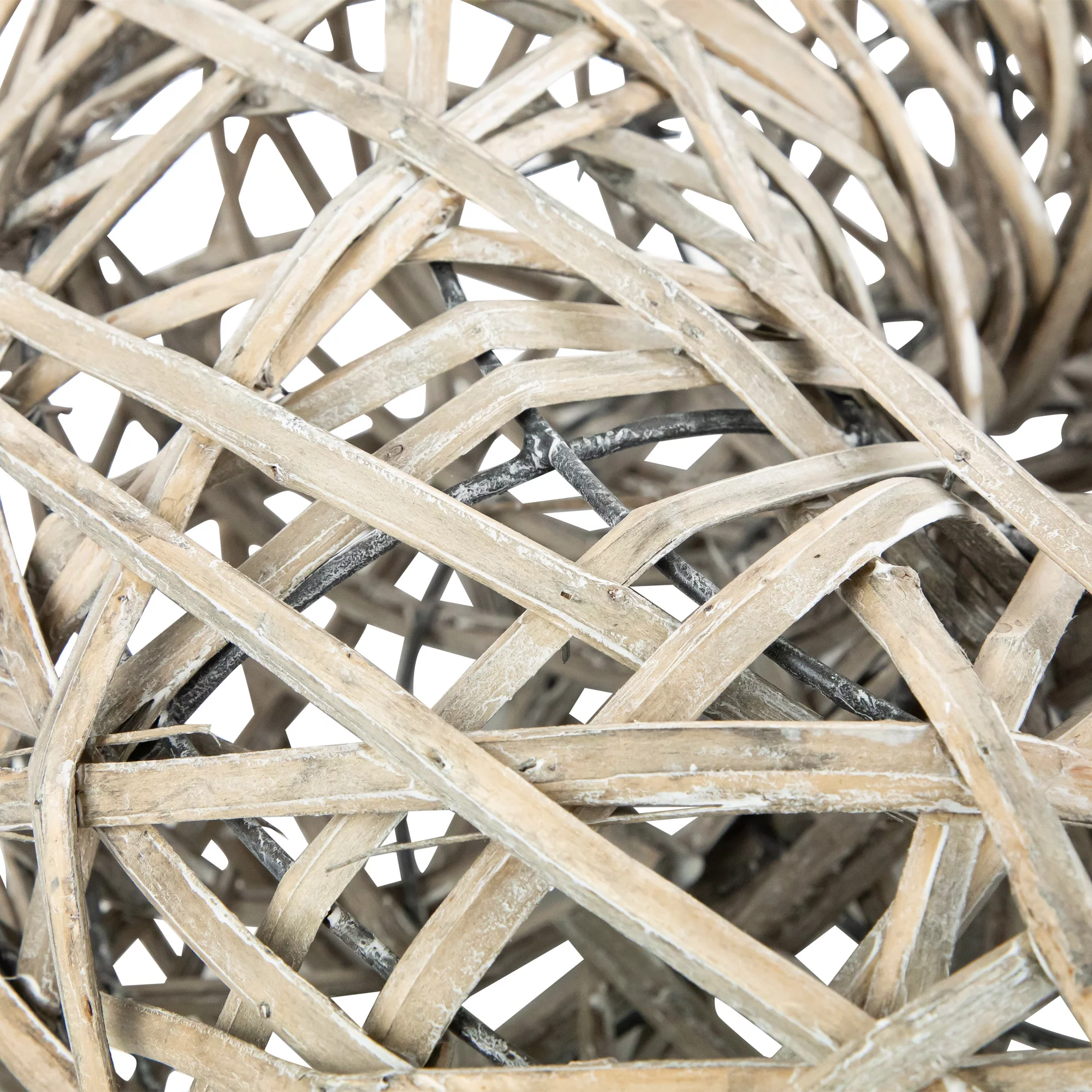 Allstate Rustic Gray Willow Artificial Wreath, 19-Inch, Unlit