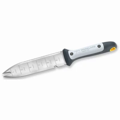 Woodland Tools Hori Hori Knife stainless steel seed depth markers, Each