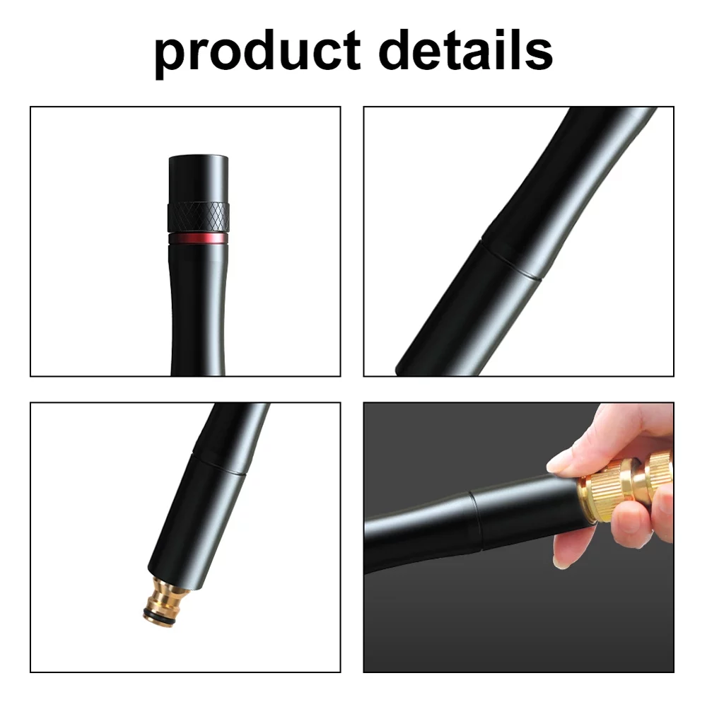 Aibecy Alloy High-pressure Agricultural Car Wash Tool Garden Irrigation Sprinkler Three Watering Modes Adjustable Plant Sprayer