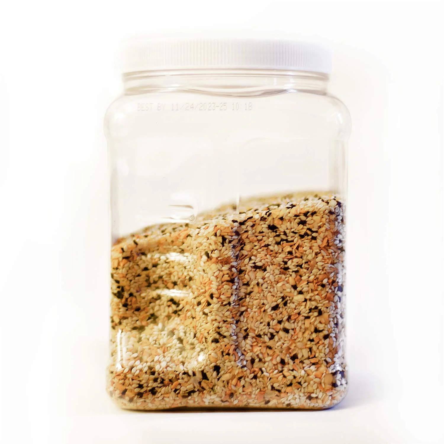 Everything Bagel Seasoning Salt Free Premium Spice Blend with Sesame Seeds Onion Garlic and Poppy Seed Bulk Shaker 24 oz