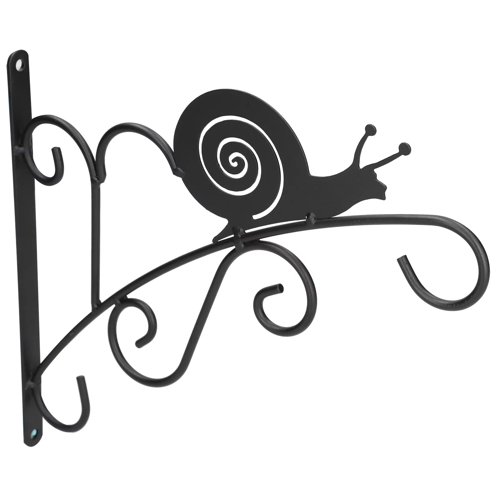 Hanging Basket Flower Stand European Style Wall Mounted Wrought Iron Flower Basket Living Room Balcony Flower Stand