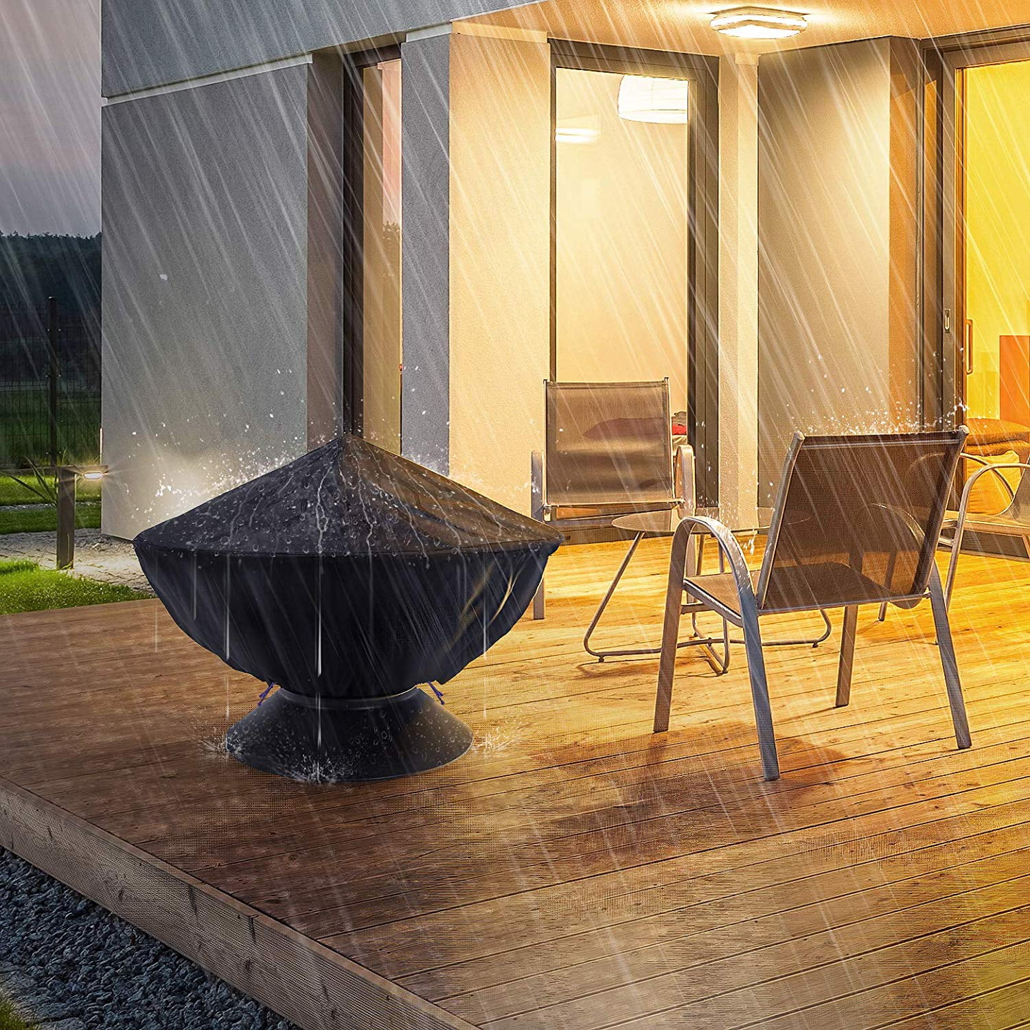 Cover for Sorbus Fire Pit (Round Cover - 80 X 24)