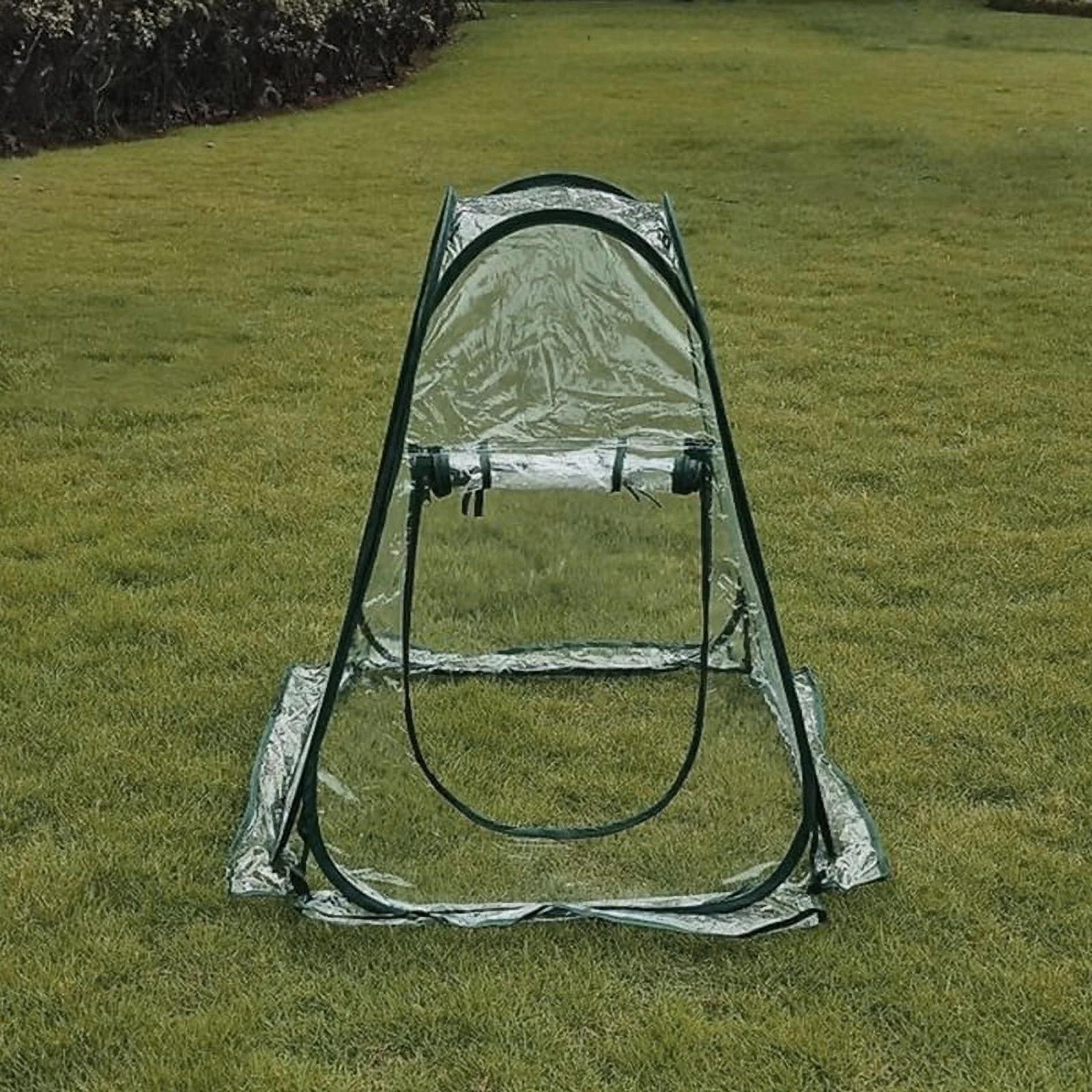 1pc, Transparent Plant Cover, Foldable Greenhouse Greenhouse, Portable Plant Cover Balcony Nursery Plant Protection Cover, Waterproof PVC Plant Tent