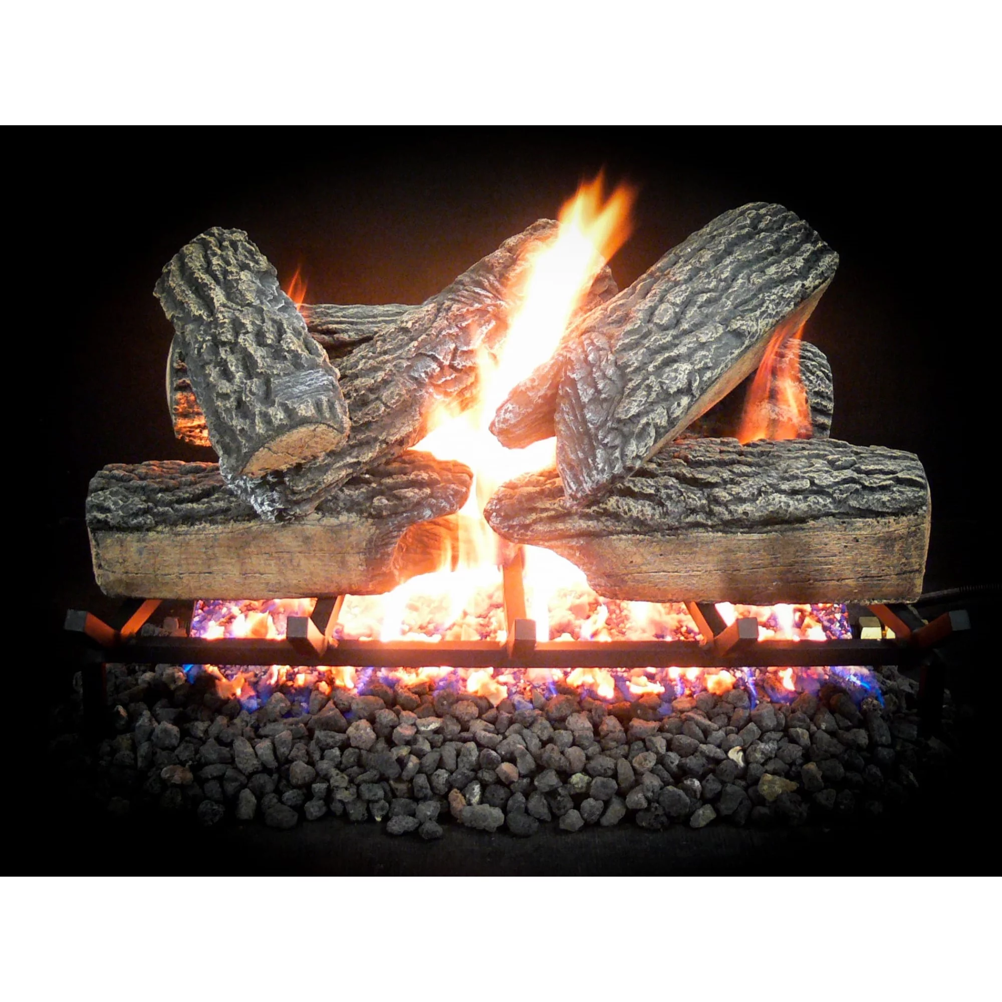 Glo-Fire  61 in. Hearth Distribution Split Oak Natural Gas Log