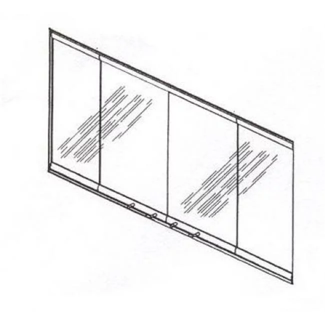 FMI BDMO36E 36 Inch Masonry Indoor - Outdoor Bi-Fold Doors - Black