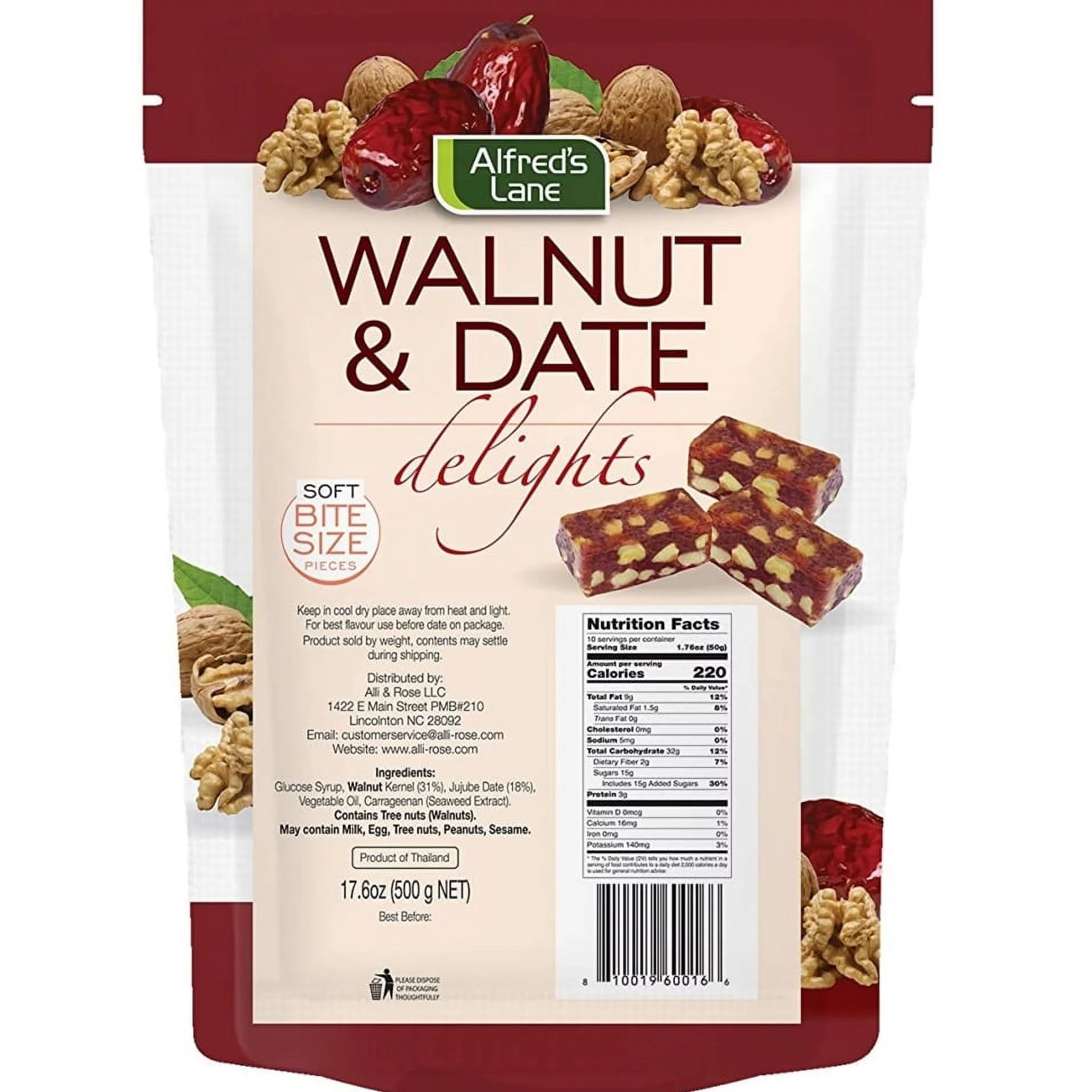 Alfreds Lane Walnut and Date Delights (17.6 Ounce)