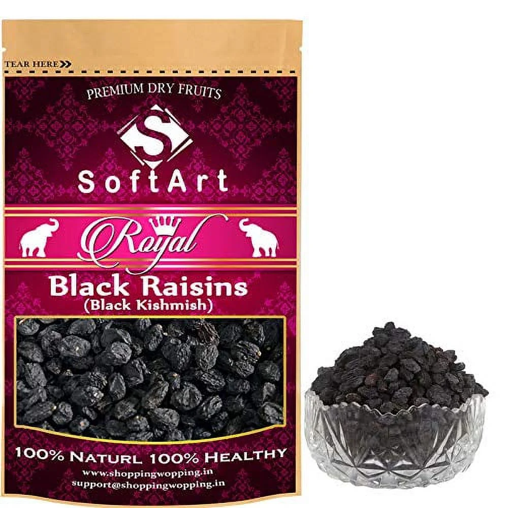 Soft Art Dry Fruits Combo Of Royal Broken Walnuts,Black Kishmish,Pani Puri Almond (100G Each)