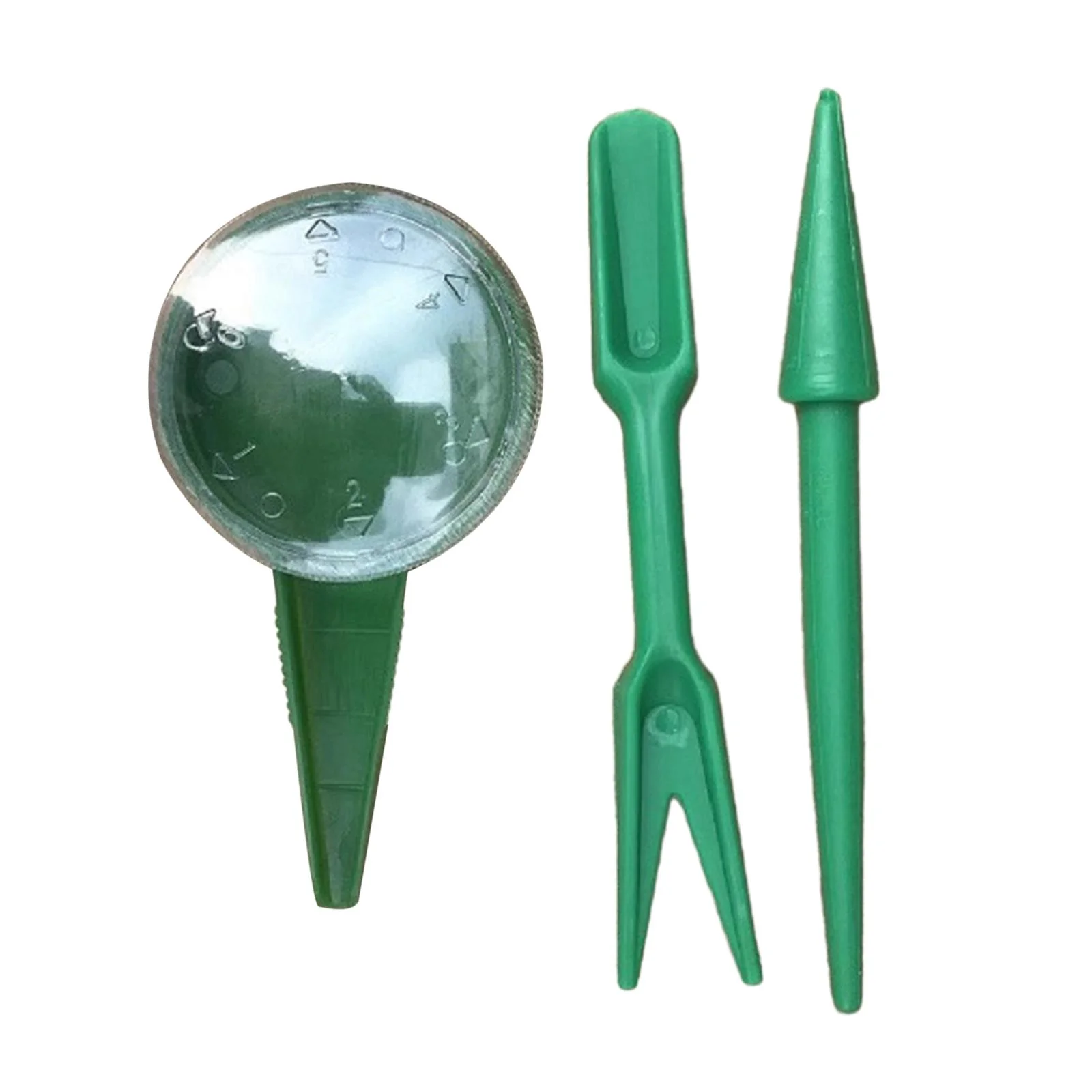 koolsoo 3Pcs Sowing Seed Dispenser Set Handheld Garden Flower Plant Grass Seeder Tool Garden Hand Tool Small Hand Planter Seeder Tool
