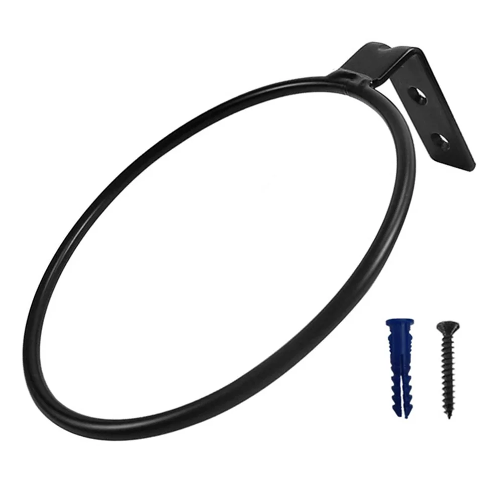 1X Plant Flower Pot Wall Mounted Ring Holder Garden Hang Basket Bracket