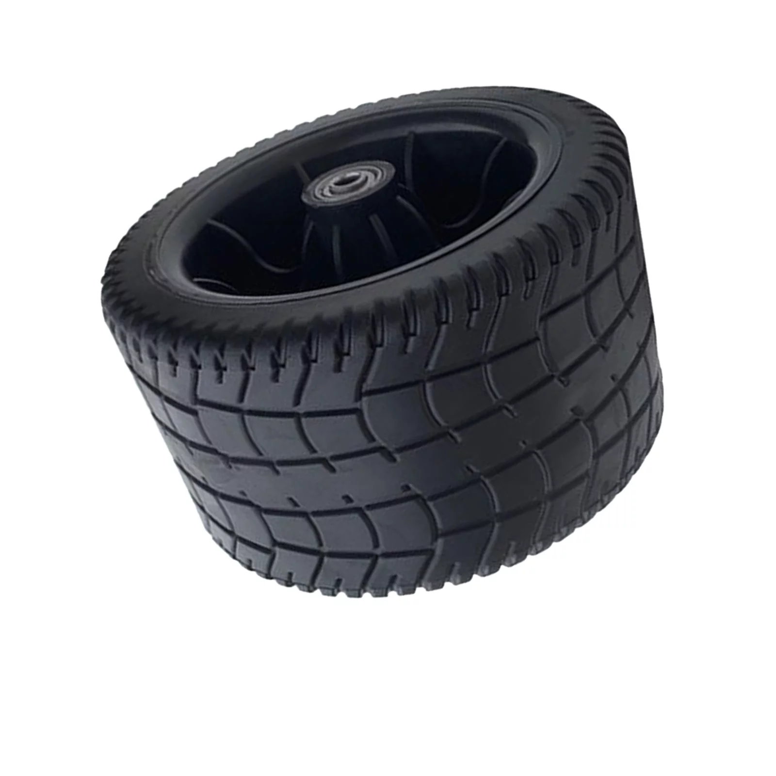 4inch Wide Wagon Cart Wheel PP Tires Black for Hand Trucks and Yard Trailers
