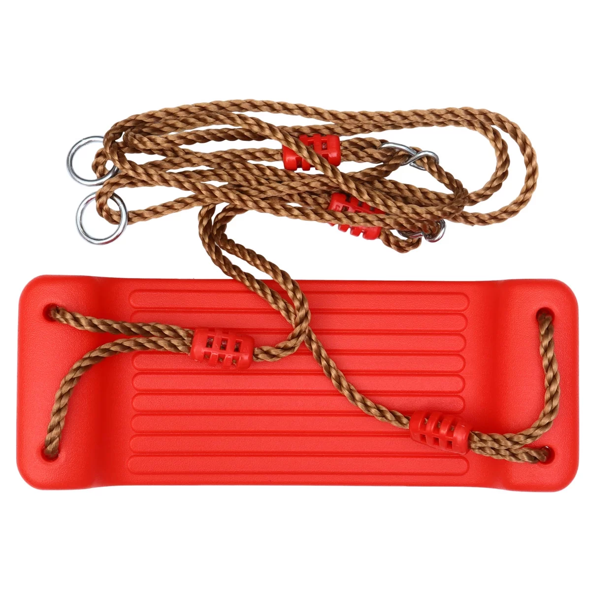 Gongxipen Outdoor Swing Seat Funny Playground Swing Toys Hanging Tree Swings Adjustable Swing Seat with Rope for Children Kids (Red)