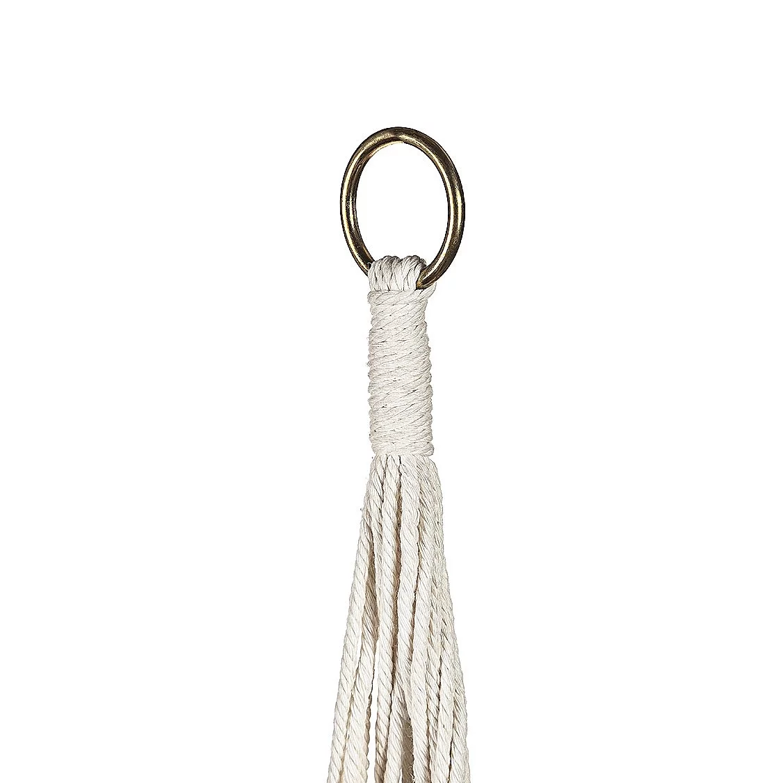 Olivia Fabric Planter with Macrame Holder, Blue