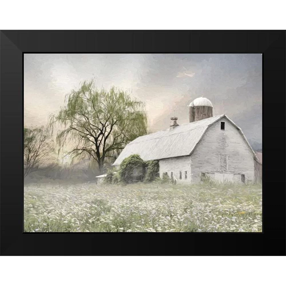 Deiter, Lori 14x12 Black Modern Framed Museum Art Print Titled - Willow Farm