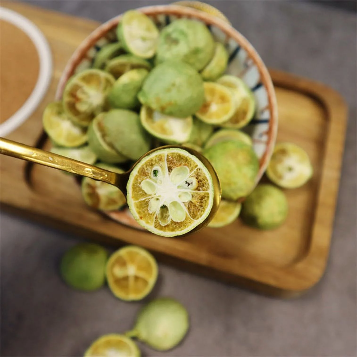 Premium Sun-dried green kumquat Green Orange tea 2oz Royal Seafood USA