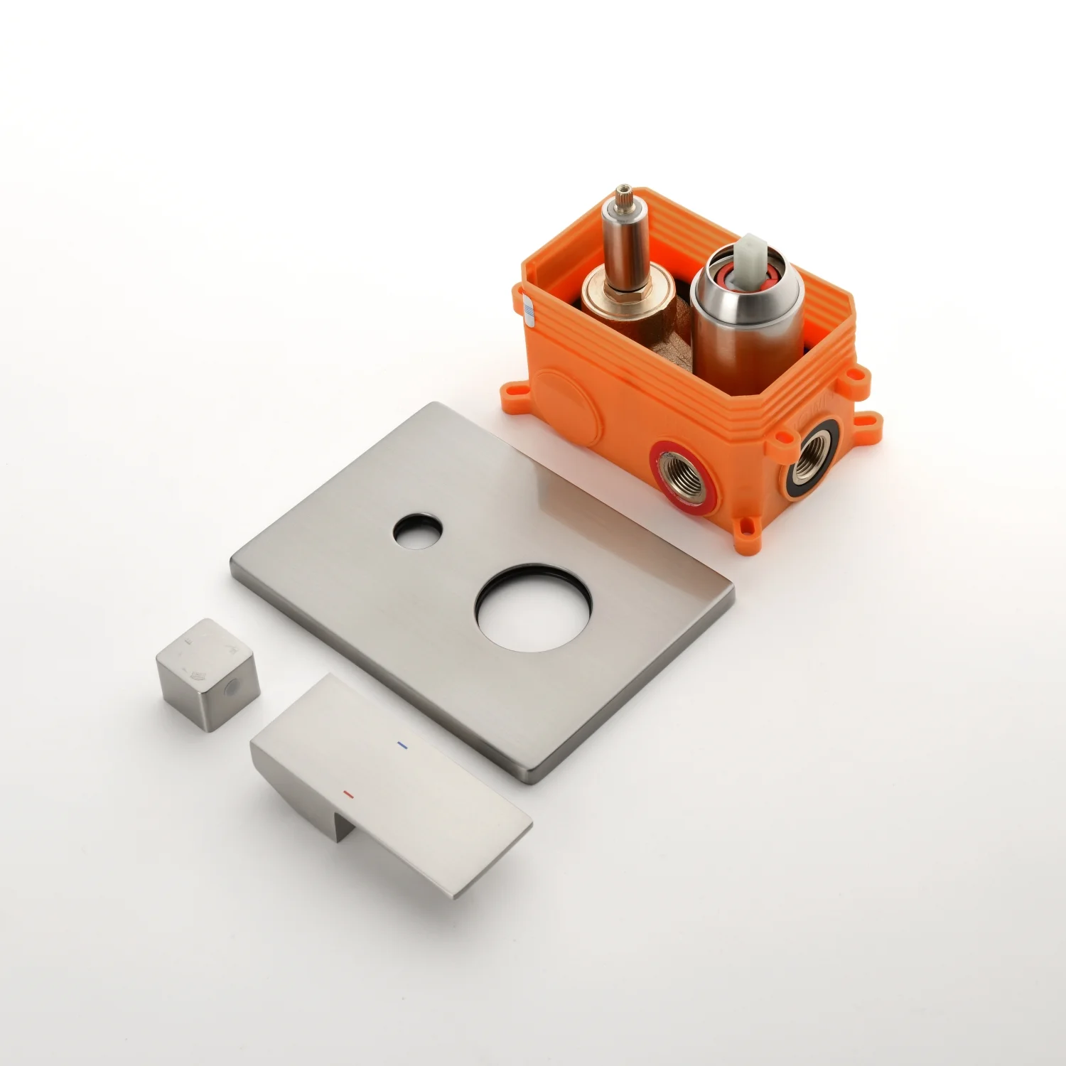 YLtoohoom 3 Way Outlet  Solid Brass Shower Diverter Valve Mixer Rough-In Shower Handle Valve Kit Replacement