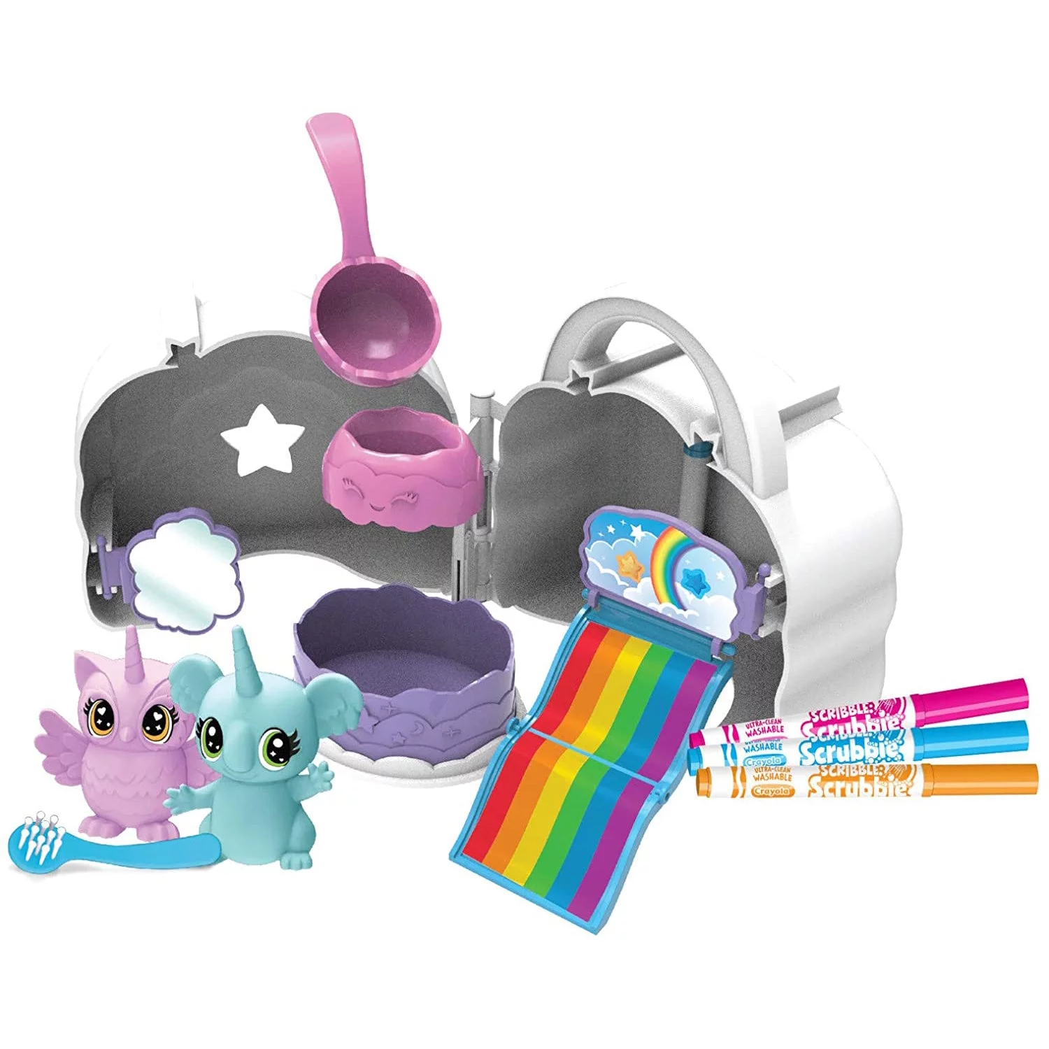 Crayola Scribble Scrubbie Peculiar Pets - Cloud Clubhouse Playset