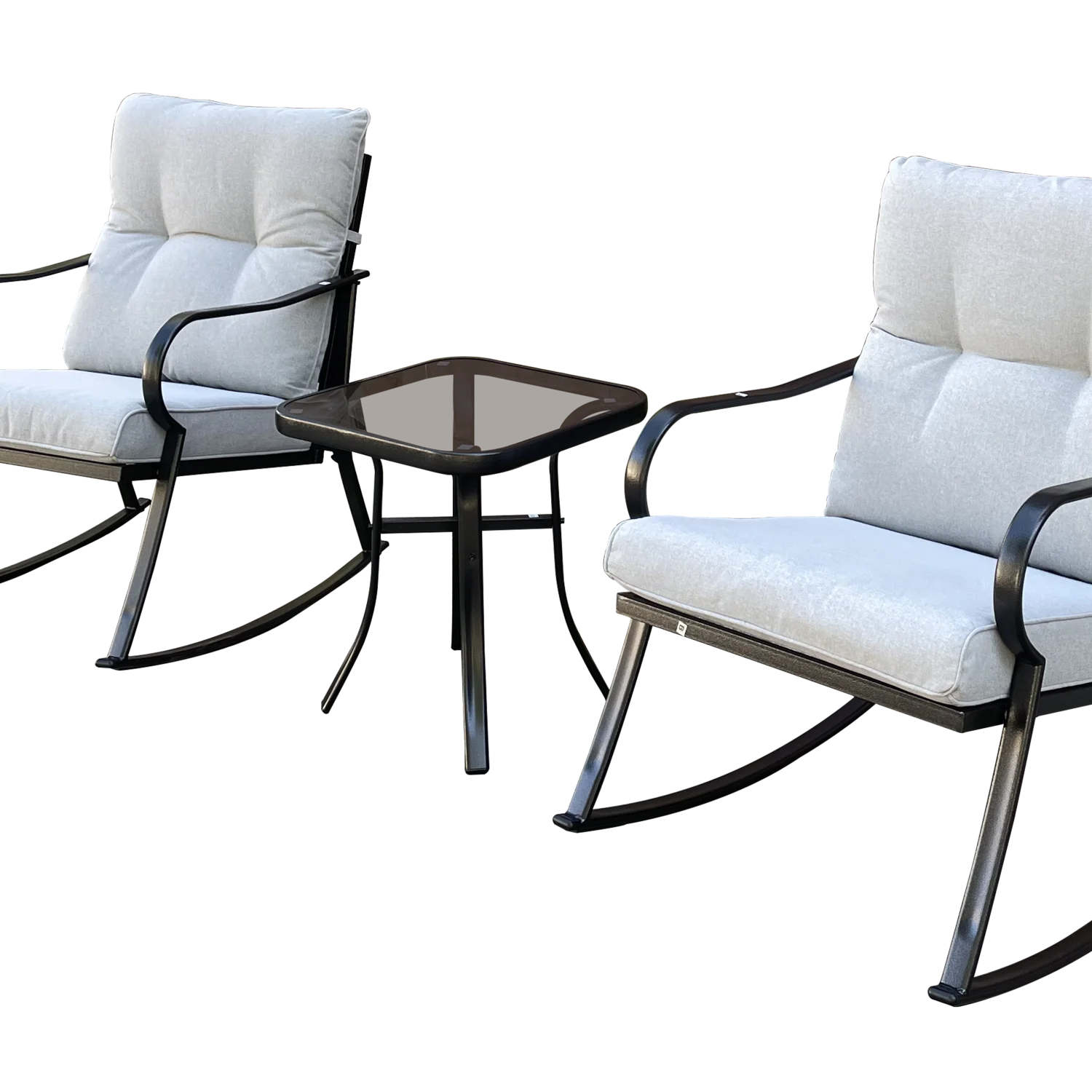 YLtoohoom ROCKER SET CHAIR AND TEAPOY OFF-