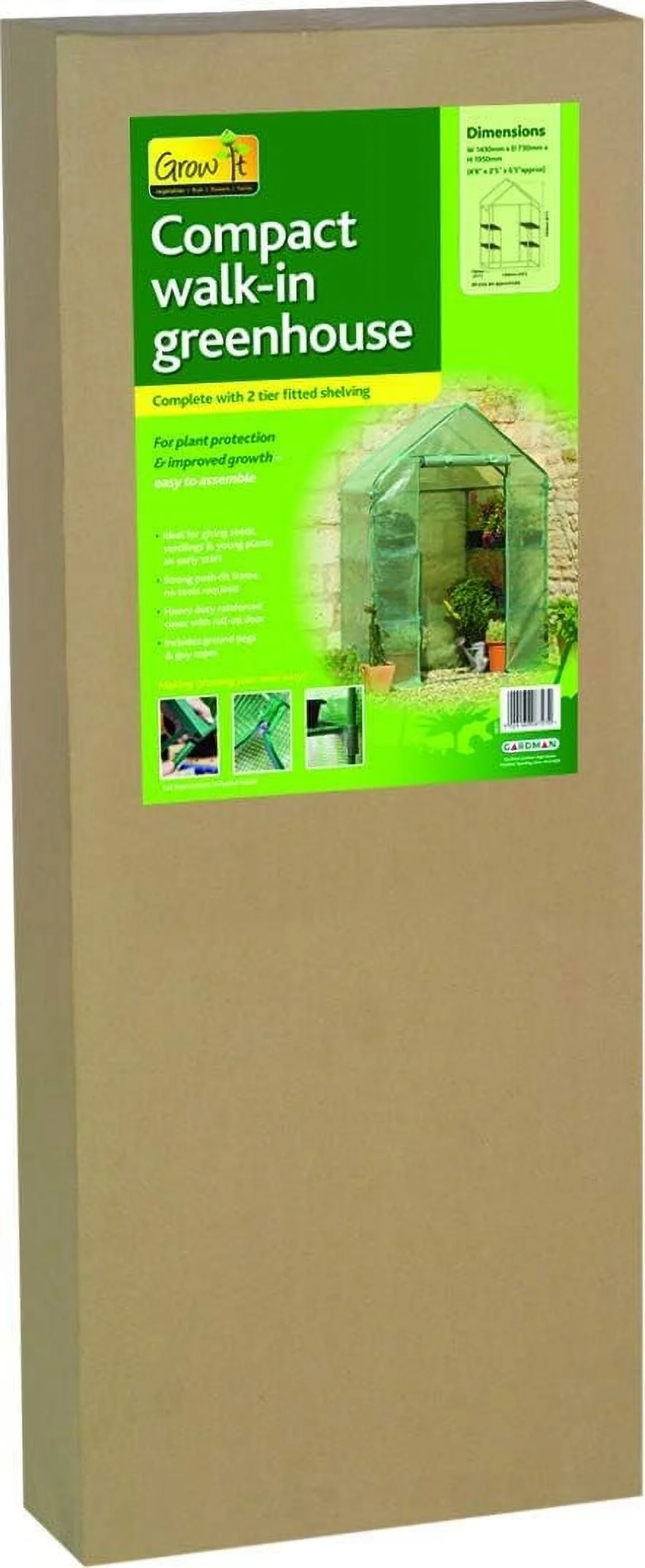 7620 Greenhouse, Walk-In, Green