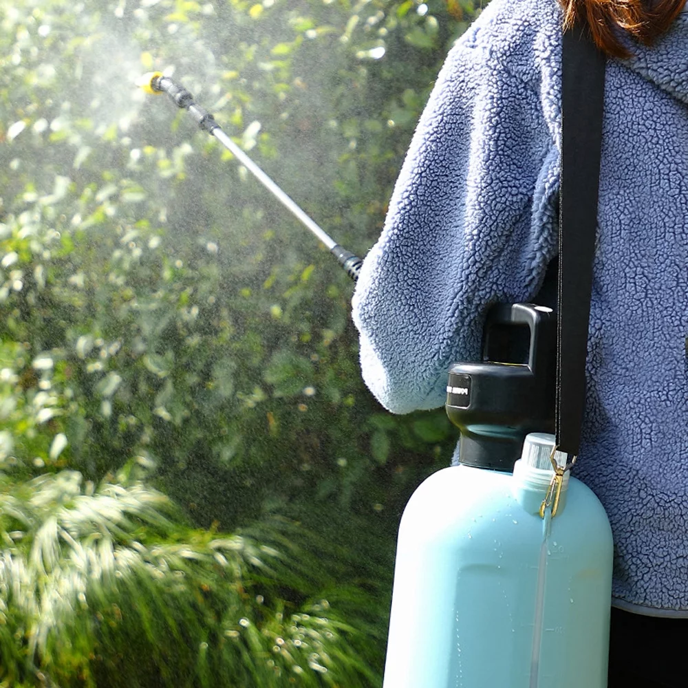 Yabuy USB Rechargeable Shouldered Sprinkler Handheld Electric Sprayer Agriculture Tools Watering Can Atomizing Watering Bottle Sprayer Multifunctional Garden Plants Sprayer Window Cleaning Tool