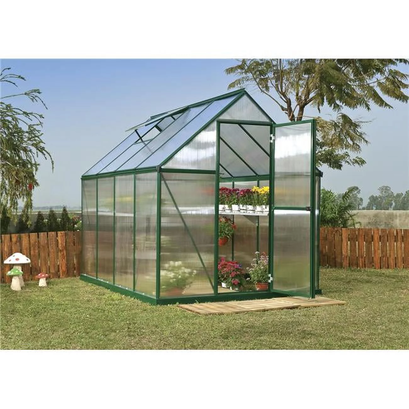 Canopia  6 x 8 ft. Mythos Hobby Greenhouse - Green