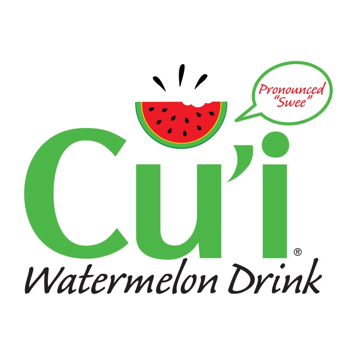 Cu'i Watermelon Juice Drink, 100% All Natural Watermelon Juice, 12 Pack, 16 fl oz