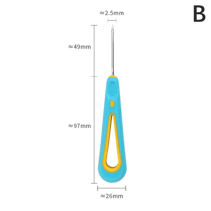 Awl For Repair Leather Shoe Sewing Cobbler Tool DIY Craft Straight Curved and Hole Hook Needle Piercer Stab Sticher Sewing Awl