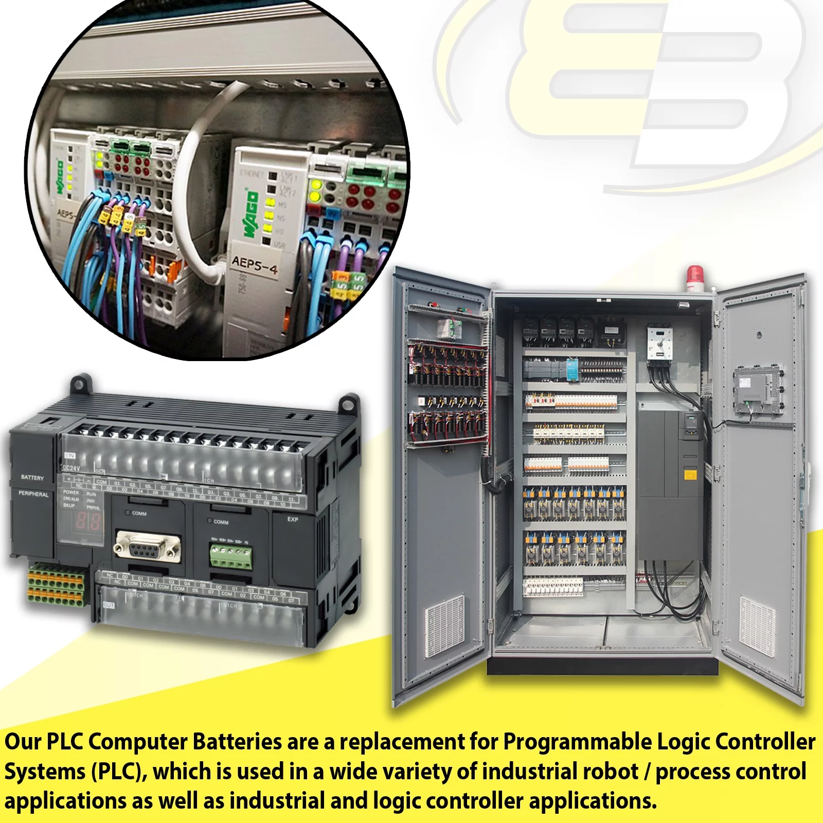 5pc 3V PLC Battery Programmable Logic Co B9631T SLC100 SLC150