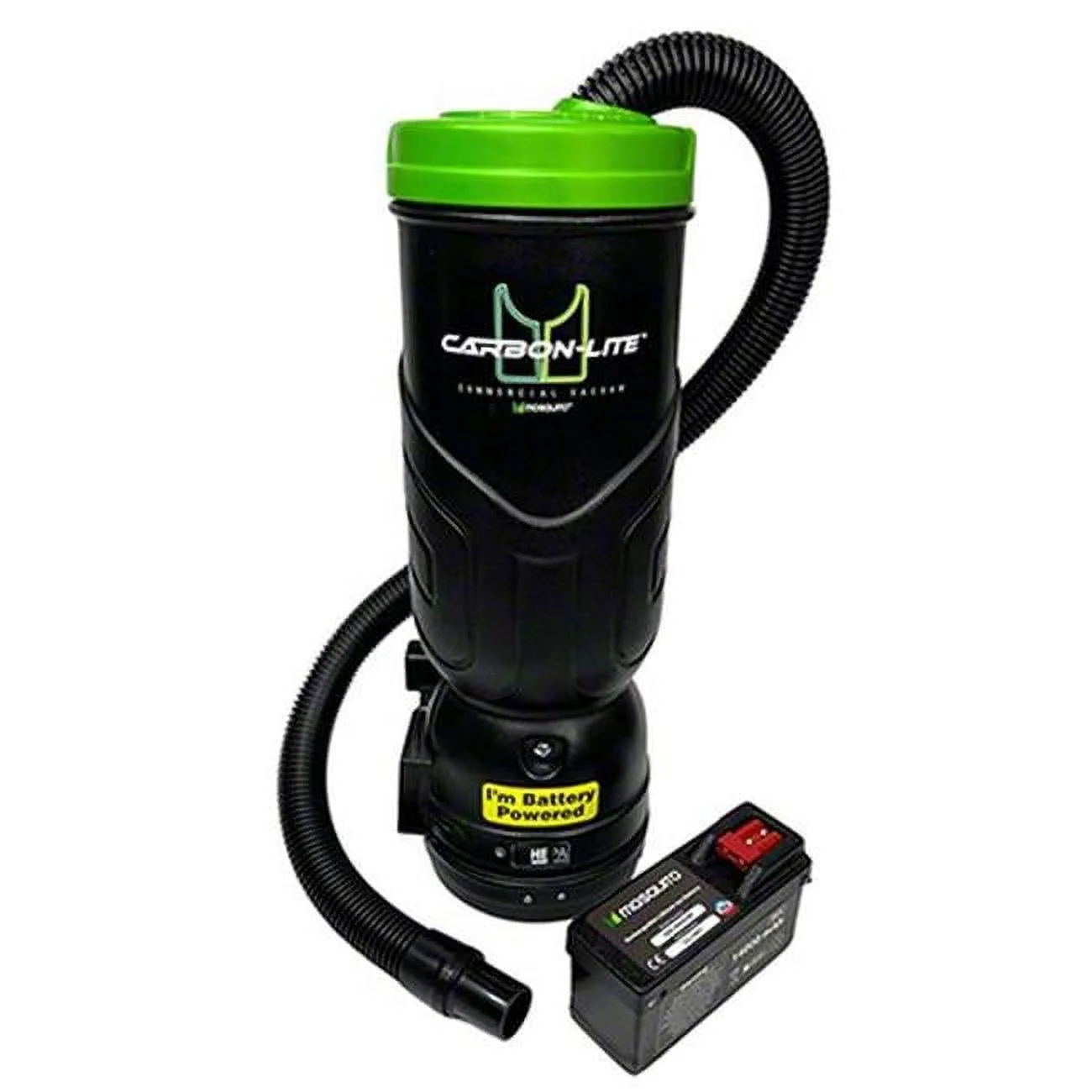 10 qt. Pulse Power Battery Backpack Standard Lid Vacuum Hose Tool Kit